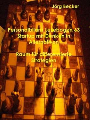 cover image of Personalbilanz Lesebogen 63 Startup mit Denken in Alternativen
